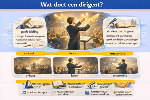 Alles over het beroep dirigent Wat doet een dirigent